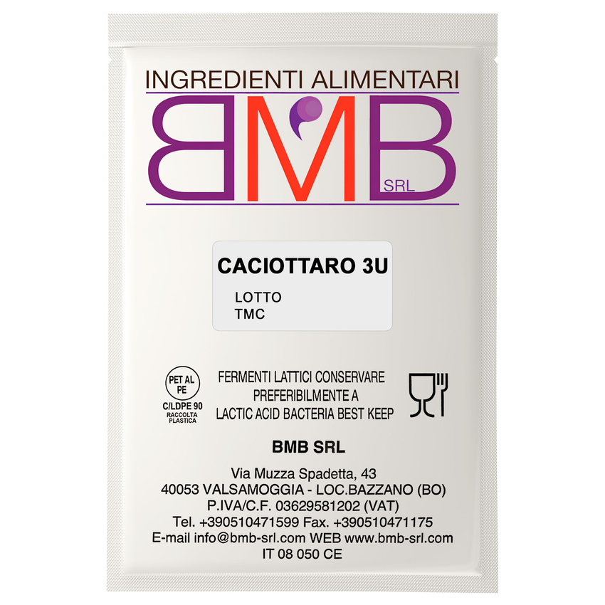 Мезо-термофильная закваска BMB CACIOTTARO 3U (на 300-600 литров молока)